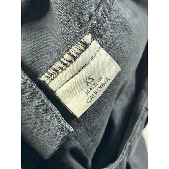 IJJI Unisex Adult Black Canvas Straight-Leg Drawstring Waist Work Pants SZ XS - Picture 8 of 10